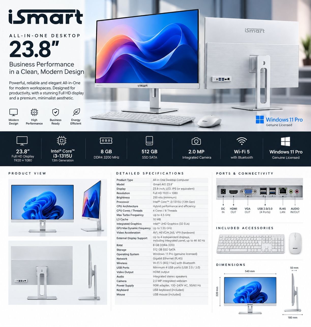 All-in-One Desktop AIO 23.8